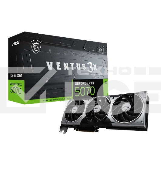Видеокарта MSI GeForce RTX 5070 12G VENTUS 3X OC