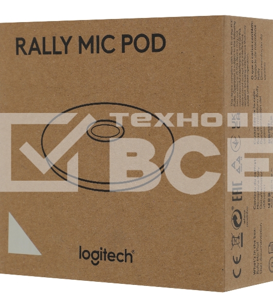 Микрофон Logitech Microphone for Rally ConferenceCamMic Pod Off белый