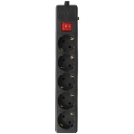 Сетевой фильтр Perfeo 'POWER-S', 5,0 м, 3 розетки 10А, 2USB, 2500 Вт, двойная защита, черный, фото4