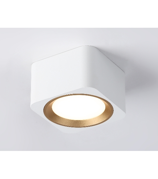 Светильник накладной TN70831 WH/GD белый/золото GX53 max 12W 96*96*60