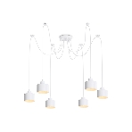 Светильник Ambrella light TR8131/6 WH белый E27*6 max 40W D700*800, фото3