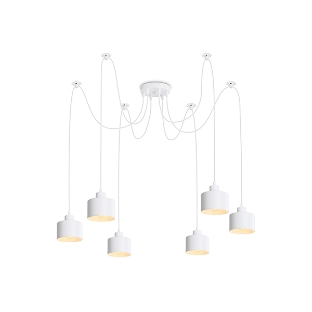 Светильник Ambrella light TR8131/6 WH белый E27*6 max 40W D700*800