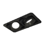 Комплект встраиваемого светильника Ambrella light XC7664021 SBK/PBK черный песок/черный полированный MR16 GU5.3 (C7664, N7031), фото3