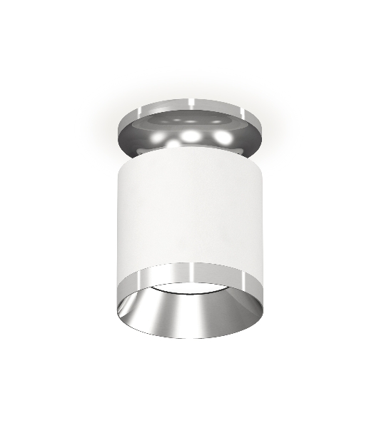 Светильник Ambrella Light XS7401101 SWH/PSL белый песок/серебро полированное MR16 GU5.3 (N7927, C7401, N7032)