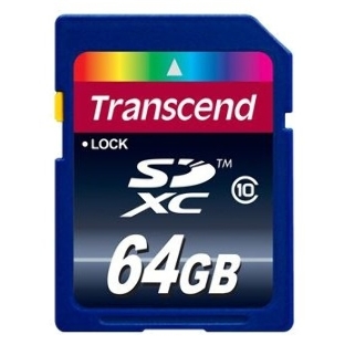 Флеш карта SDXC 64Gb Class10 Transcend TS64GSDXC10U1 BULK w/o adapter