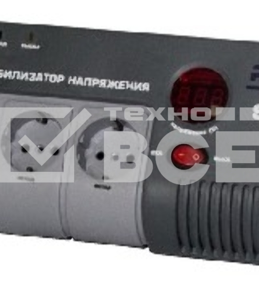 Стабилизатор напряжения Rucelf SRW-500-D 0.5кВА однофазный белый