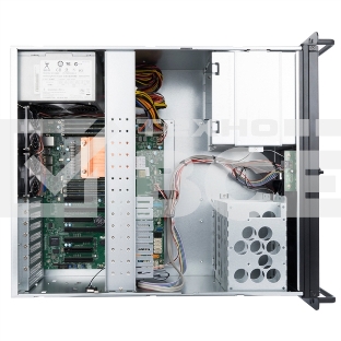 Корпус InWin IW-R400-01N /USB3.0*2/Rear fan 8025mm 4200RPM*2/Front fan 8025mm 4200RPM*2/Front door/Air filter for front door/SK35-02