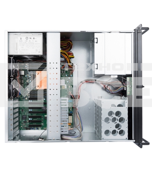 Корпус InWin IW-R400-01N /USB3.0*2/Rear fan 8025mm 4200RPM*2/Front fan 8025mm 4200RPM*2/Front door/Air filter for front door/SK35-02