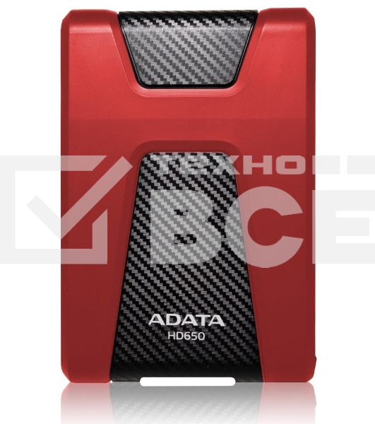 Внешний жесткий диск ADATA USB 3.0 1Tb AHD650-1TU31-CRD HD650 DashDrive Durable 2.5
