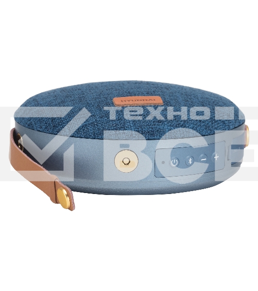 Колонка портатитвная Hyundai H-PAC520 синий 8W 1.0 BT/3.5Jack 10м 2200mAh