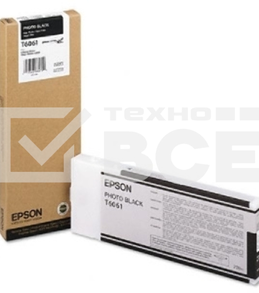 Картридж струйный Epson C13T606100 фото черный (220 мл.) для Stylus Pro 4880