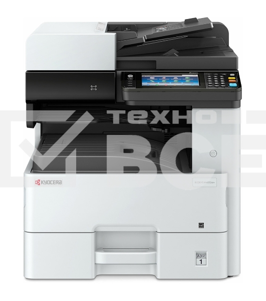 МФУ лазерный Kyocera Ecosys M4132idn (1102P13NL0), A3, ч/б, печ. до 32 стр/мин. (А4) до 17 стр/мин. (А3), скан. до 50 стр/мин., 1200 x 1200 dpi (печать) 600x600dpi (скан.), USB, RJ-45, NFC, Air Print, Mopria