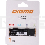 Накопитель SSD Digma Top P8, 1024Gb, PCIe 4.0 x4, M.2 2280, NVMe, R/W 7200/6000, фото 1