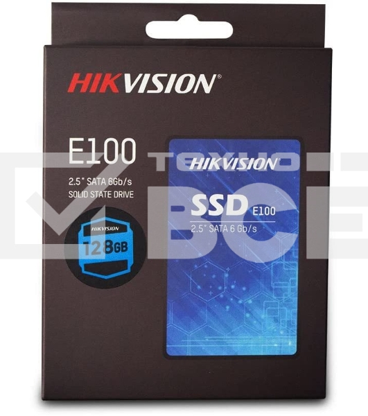 Накопитель SSD Hikvision HS-SSD-E100/128G Hiksemi, 128Gb, 2.5
