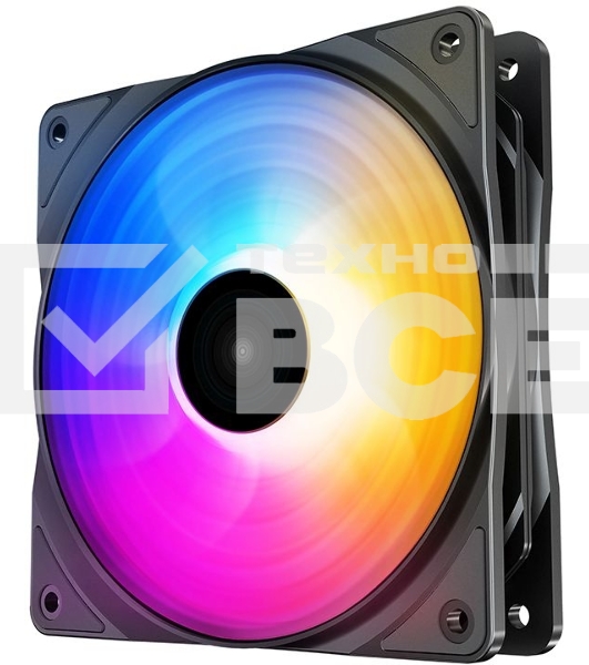 Вентилятор для корпуса DEEPCOOL RF120 FS черный, 120 мм, 1500 об/мин, 27 дБ, 4 pin