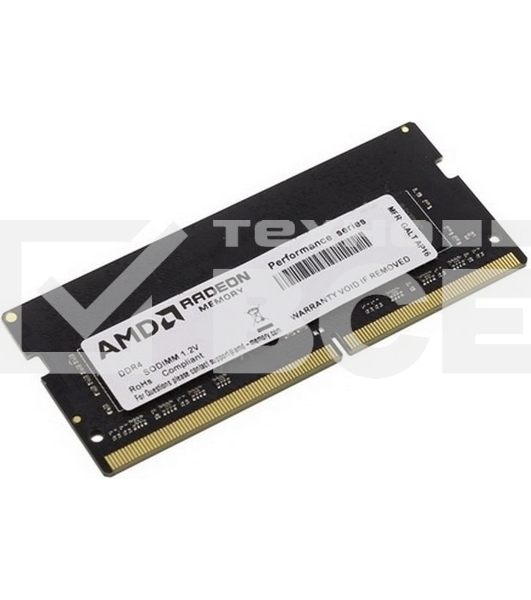 Оперативная память AMD Radeon R9, DDR4, 4GB, 3200MHz, CL22, SO-DIMM