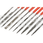 Набор надфилей Matrix, 180 х 5 мм, 10 шт., пластиковые рукоятки, фото 1