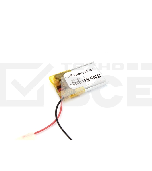 Аккумулятор Li-Pol (батарея) 3x15x21мм 2pin 3.7V/60mAh