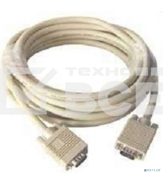 Кабель Gembird/Cablexpert CC-PPVGA-6, Кабель VGA Premium ,15M/15M,1.8м, тройной экран, феррит.кольца, пакет