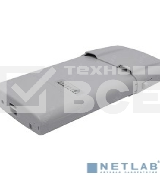 Точка доступа MikroTik RB912UAG-5HPnD-OUT BaseBox 5 (RouterBOARD 912UAG with 600Mhz Atheros CPU, 64MB RAM, 1xGigabit LAN, USB, miniPCIe, built-in 5Ghz 802.11a/n 2x2 two chain wireless with two RP-SMA connectors, Ro