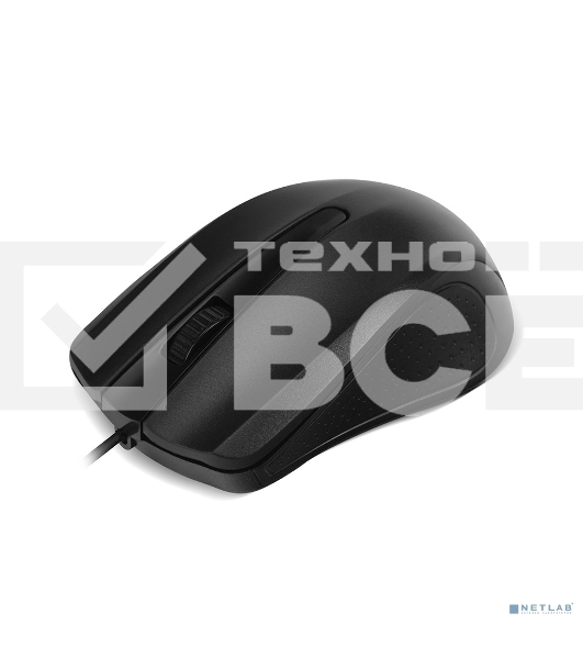 Мышь проводная CBR CM 103 черный, 1000 dpi, USB, кнопки - 3