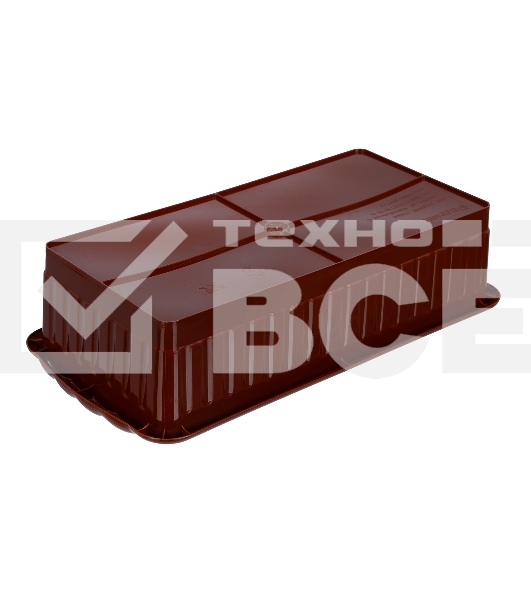 Поддон для рассады 322х166х82 мм, пластиковый, 3 шт, под 8 горшочков 250 мл. Palisad
