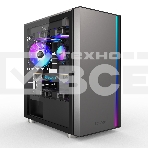 Компьютерный корпус без блока питания PCCOOLER LM300 ARGb BK, Flat Mid Tower, черный, TG, 0.45 SPCC, 1x120мм mATX, mITX 170/330/150мм 2x2.5