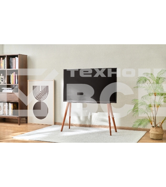 Подставка для телевизора Cactus CS-ST3646BKWN черный/орех 49
