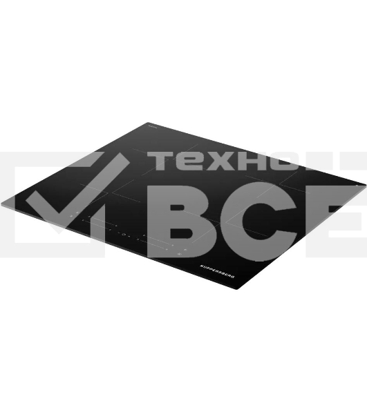 Варочная поверхность Kuppersberg ICI 606, 60 см, индукция, High-Tech, inverter, прямой край, 9 уровней мощности, бустер, Stop and Go, автоматическое отключение, таймер, индикатор остаточного тепла, сенсорное управление, цвет черный