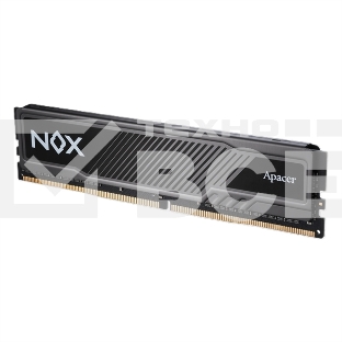 Оперативная память Apacer Nox, DDR5, 32GB (1x32 GB), 6400 MHz, CL40, DIMM, радиатор, чёрный