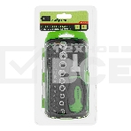 Отвертка Сибртех ревер. + биты, 41 пред., PH+PZ+SL+H+T, CrV, 2к рукоятка, фото3