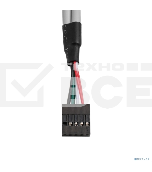 Планка портов в корпус 2xUSB2.0 ExeGate BrctUSB2-2A (USB 2.0 9pin (IDC 9pin F) --> 2x USB 2.0 Af, кабель 20 см)