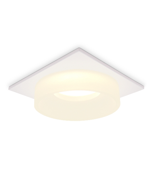 Светильник Ambrella light TN1314 SWH/FR белый песок/белый матовый GU5.3 92*92*45