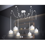 Светильник Ambrella light TR8131/6 WH белый E27*6 max 40W D700*800, фото 1