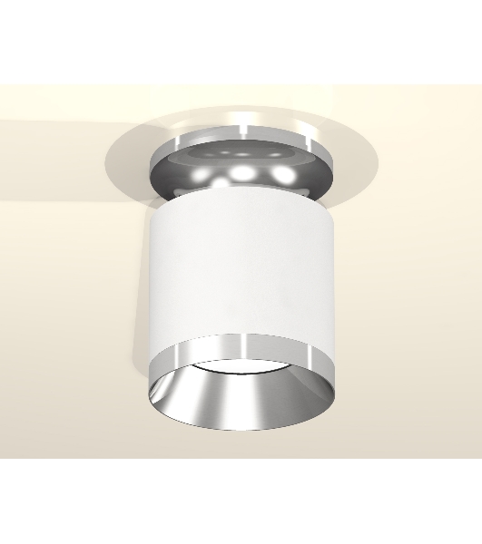 Светильник Ambrella Light XS7401101 SWH/PSL белый песок/серебро полированное MR16 GU5.3 (N7927, C7401, N7032)