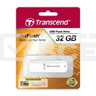Флеш диск Transcend 32Gb Jetflash 370 TS32GJF370 USB2.0 белый