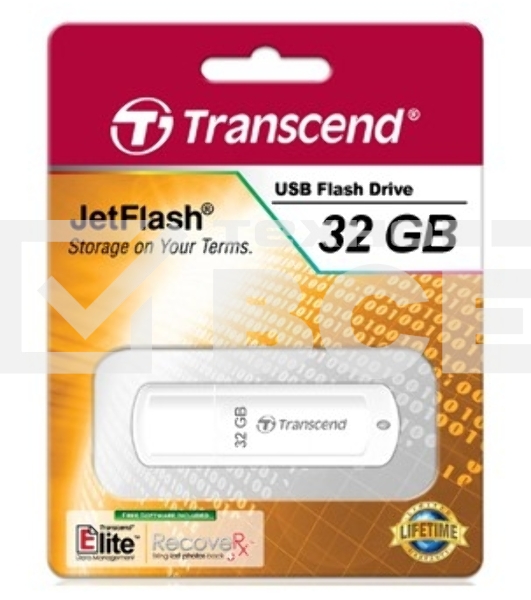 Флеш диск Transcend 32Gb Jetflash 370 TS32GJF370 USB2.0 белый