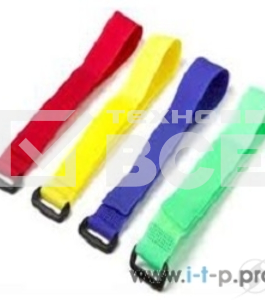 Hyperline WAS-310-GN Хомут-липучка зеленый 310мм