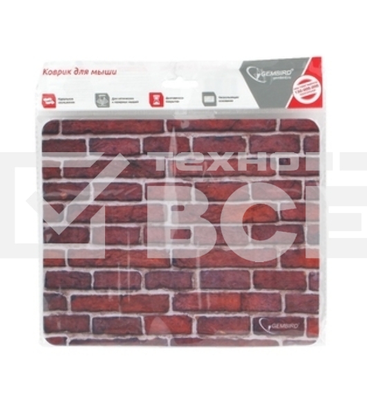 Коврик для мыши Gembird MP-BRICKS, рисунок 