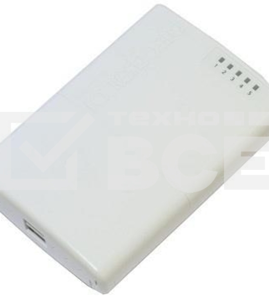 Маршрутизатор MikroTik RB750P-PBr2 PowerBox with 650MHz CPU, 64MB RAM, 5xLAN (four with PoE out), RouterOS L4, outdoor case, PSU, PoE, mounting set