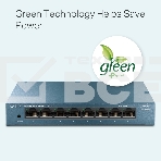 Коммутатор TP-Link LS108G 8-портовый 10/100/1000 Мбит/с настольный коммутатор SMB, фото 1