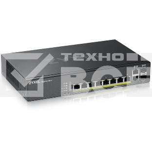 Коммутатор Zyxel NebulaFlex Pro GS2220-10HP-EU0101F 10G 8PoE+ 180W управляемый