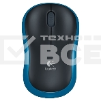 Мышь беспроводная Logitech M185 синий, 1000 dpi, радиоканал, USB, кнопки - 3, фото8
