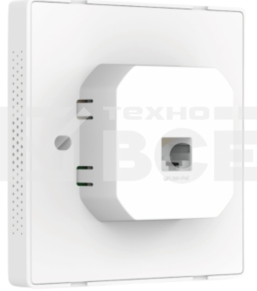 Точка доступа TP-Link Omada AC1200 wireless MU-MIMO Gigabit wall-plate Access Point, 1 Gigabit downlink port, 1 gigabit uplink port, 802.3af/at PoE in, wall plate mounting, support standalone mode and controlled by Omada SDN controller (Software/hardware/