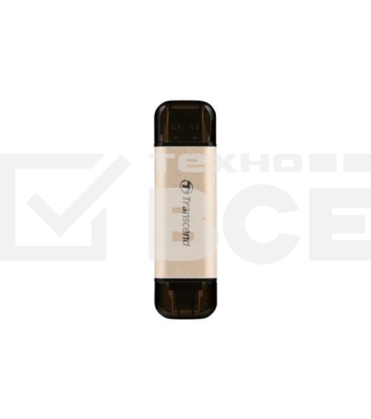 Флеш диск Transcend USB 256GB, JETFLASH USB3.2, TLC, High Speed, Type-C и Type A (420/400 МБ/с)