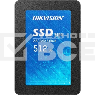 Накопитель SSD Hikvision E100, 512Gb, 2.5
