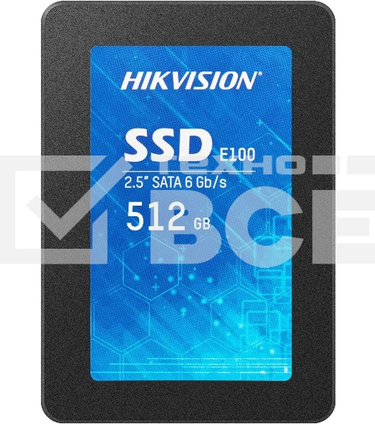 Накопитель SSD Hikvision E100, 512Gb, 2.5