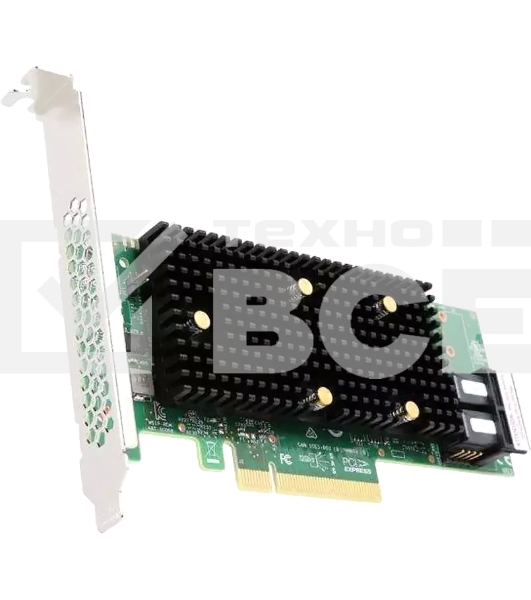 Контроллер MegaRAID 9440-8i SGL (05-50008-02), PCIe 3.1 x8 LP, SAS/SATA/NVMe, RAID 0,1,5,6,10,50,60, 8port(2 * int SFF8643), 3408 IOC