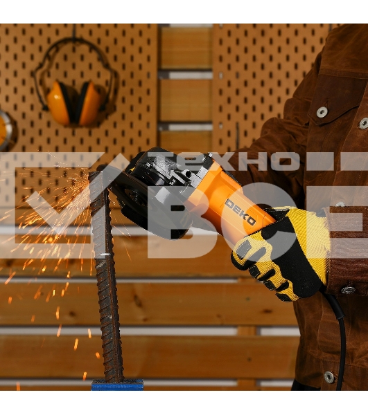 Угловая шлифовальная машина Deko DKAG750 750Вт 12000об/мин рез.шпин.:M14 d=125мм