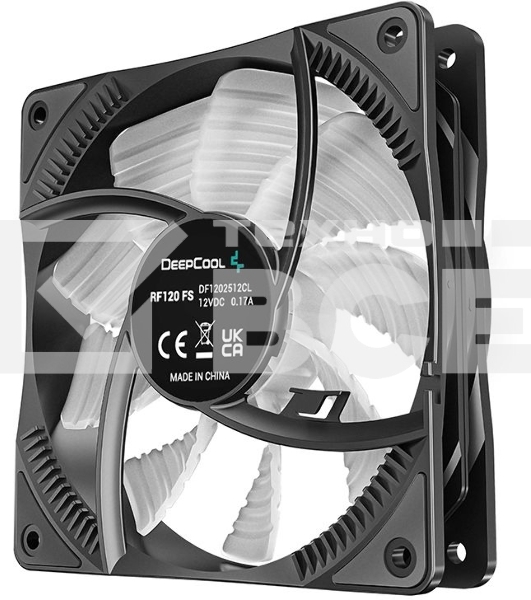 Вентилятор для корпуса DEEPCOOL RF120 FS черный, 120 мм, 1500 об/мин, 27 дБ, 4 pin